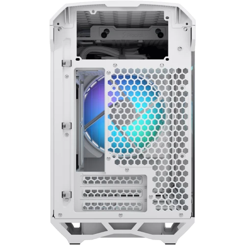 Корпус Fractal Design Torrent Nano RGB White TG (FD-C-TOR1N-05): Матеріал передній панелі пластик и металл