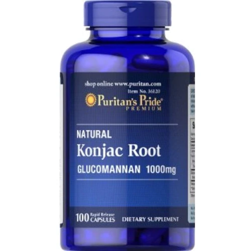Puritan's Pride Konjac Root Glucomannan 1000mg 100caps