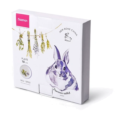 Блюдце Fissman Provence rabbit 15см (13953): Кількість 1 шт