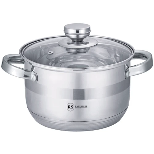 Кастрюля Rainstahl с крышкой 24 см 6.3 л (2700-24-RS)