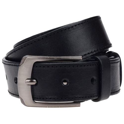 Мужской ремень Borsa Leather черный (115R1400340-black)