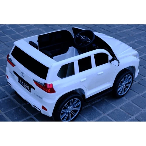 Электромобиль Kidsauto Lexus LX570 STYLE 4WD белый (SMT-7588white): Максимальная скорость, км/ч 7