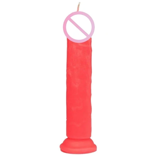 Свеча LOVE FLAME - Dildo Roma Red Fluor, CPS03-RED