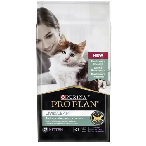 Сухой корм для котов Purina ProPlan LiveClear Kitten с индейкой 1.4 кг (12466185)
