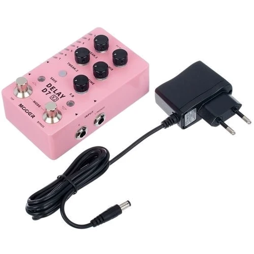 Педаль гитарных эффектов Педаль эффектов MOOER D7 X2 Delay: Тип эффекта Дилей