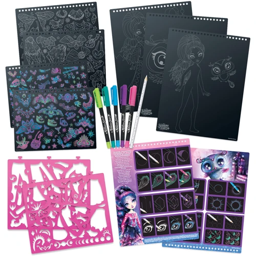 Набор для творчества Nebulous Stars Скетчбук: Эклипсия, черные листы (11121)