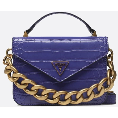 Женская сумка-сэтчел GUESS RETOUR MINI TOP HANDLE FLAP фиолетовая (HWCC8664780-VIO)
