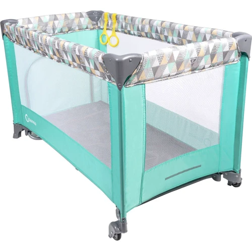 Манеж-ліжко Lionelo Adriaa (turquoise scandi): Тип ліжечко-манеж