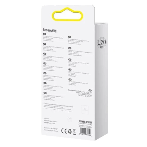 Кабель Baseus USB Cable to USB-C Crystal Shine Series 100W 1.2m Purple (CAJY000405) фото 5
