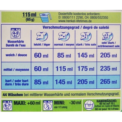 Побутова хімія Пральний порошок Persil Professional Color, 6кг (WT3594): Вид прання Универсальная