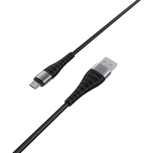 Кабель Borofone USB Cable to Micro USB Munificent 1m Black (BX32)