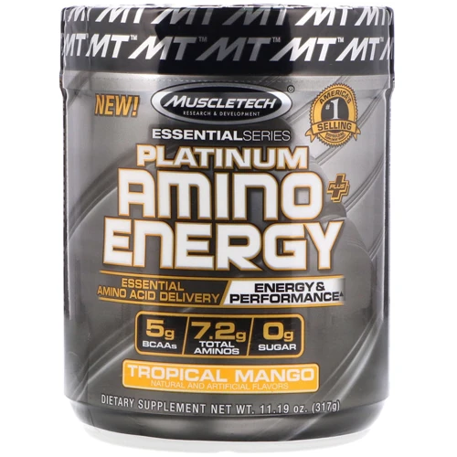 Аминокислота для спорта Muscletech Platinum 100% Amino Energy 295g Tropical mango