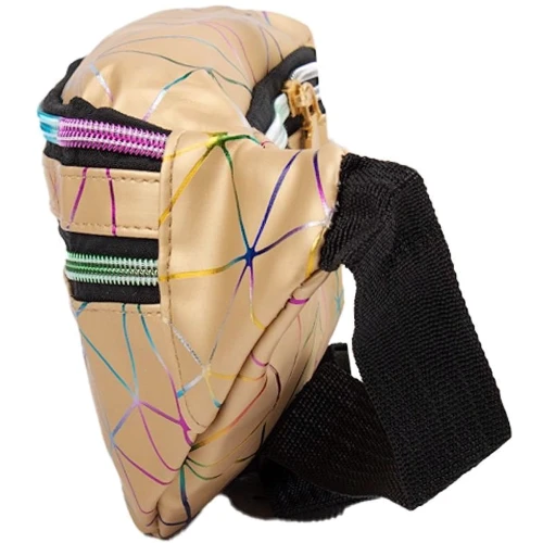 Женская поясная сумка Valiria Fashion золотая (4DETBP6012-3): Застежка Молния