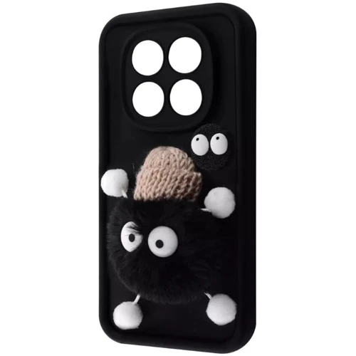 Чехол для телефонов Mobile Case Pretty Things Black/Fluffy Black for Xiaomi Redmi Note 14 Pro+