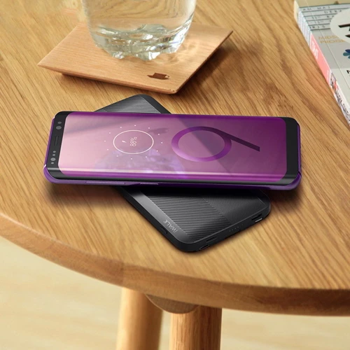 Зовнішній акумулятор iWALK Power Bank Scorpion Air 12000mAh Lightning/microUSB/USB-C with Wireless Charger Black (UBA12000): Особливості Вбудований кабель, індикатор заряду, безпровідна зарядка