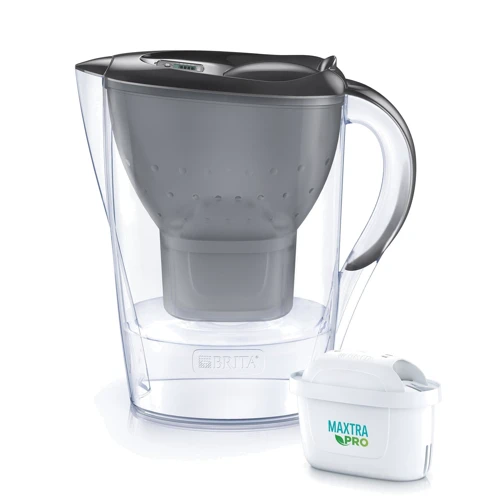 Фільтр-глечик BRITA Marella Memo MXPro 2.4 л (1.4 л очищеної води) з фільтр-картриджем, графіт (1052794)