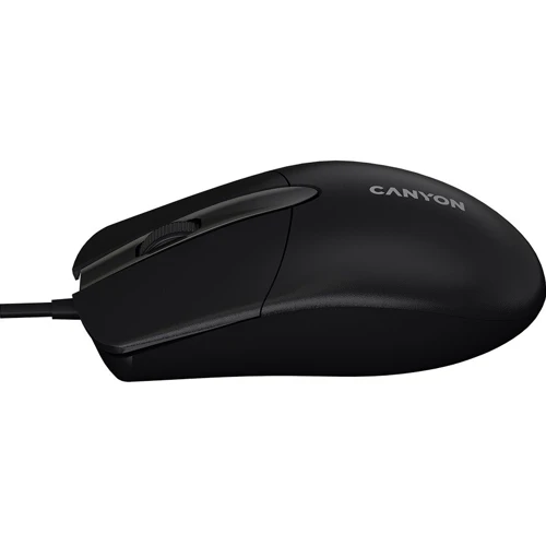 Мышь Canyon M-5 Black (CNE-CMS5): Эргономика симметричная для левшей