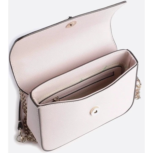 Женская сумка кросс боди GUESS ECO ELEMENTS CNVRTBL XBDY FLAP бежево-розовая (HWEVG876721-LTR): Тип Сумки
