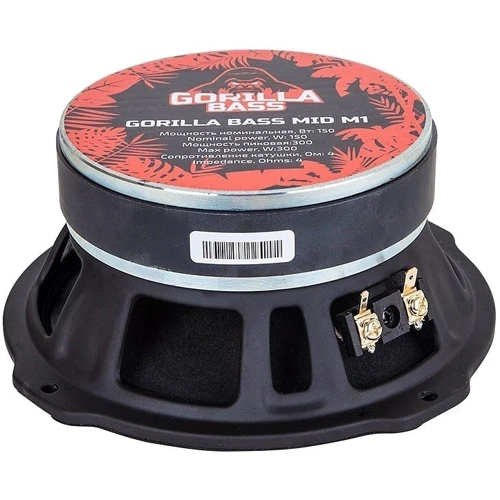 Акустика Kicx Gorilla Bass Mid M1 6.5 (4 Ohm): Тип однополосная автоакустика