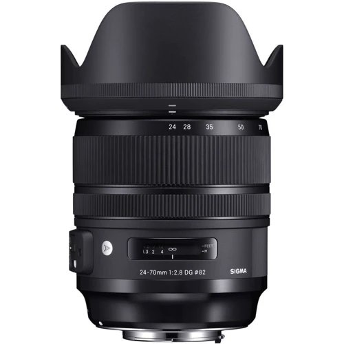 Объектив для фотоаппарата Sigma AF 24-70mm f/2.8 DG OS HSM Art (Sony): Диаметр резьбы для светофильтра 82 мм