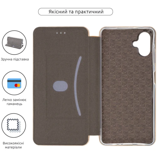 Чехол для телефонов ArmorStandart G-Case Gold for Samsung A065 Galaxy A06 (ARM80728): Тип чехол-книжка
