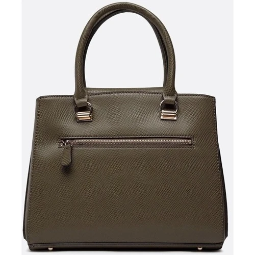 Жіноча сумка тоут GUESS ALEXIE GIRLFRIEND SATCHEL оливкова (HWVG8416060-OLV): Застібка Магнитная