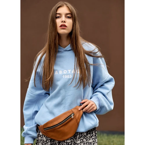 Женская поясная сумка Sambag Soho BSS коричневая (82113121w)