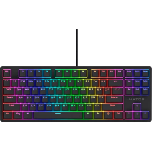 Клавіатура HATOR Rockfall 2 Mecha TKL Orange Black (HTK-520)