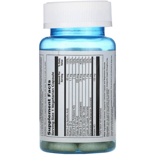 Nature's Life Iron Complex, 25 mg, 50 Vegetarian Capsules (NLI-00226): Тип Мультивитамины