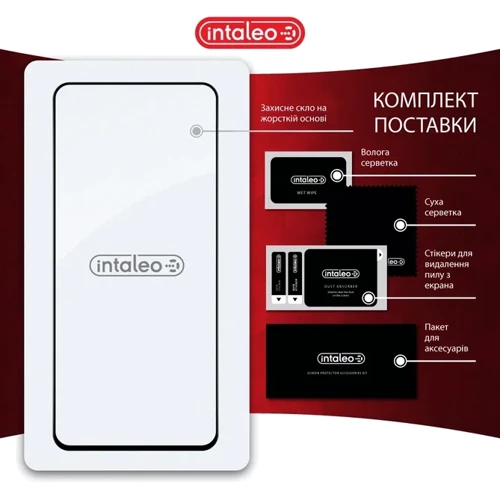 Intaleo Tempered Glass Full Glue Black for Oppo A3 5G фото 7