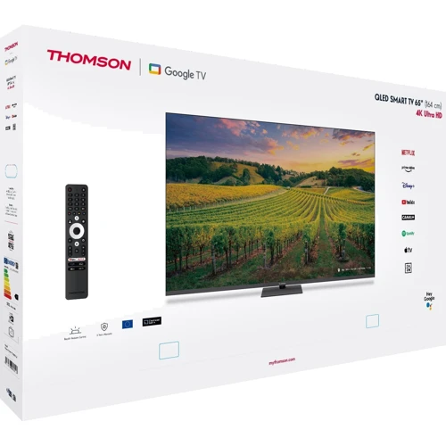 Телевизор Thomson 65QG5C14: Выход в интернет + Ethernet (RJ-45)