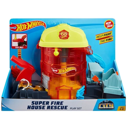 Ігровий набір Hot Wheels Пожежна суперстанція GJL06: Тип паркінг