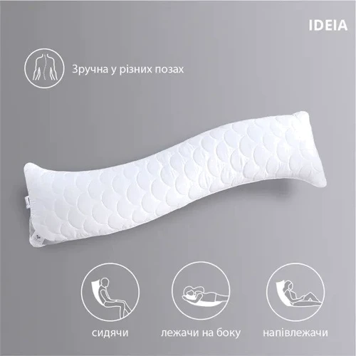 Подушка IDEIA S-Form 40х130 см (8-13255): Материал чехла микрофибра