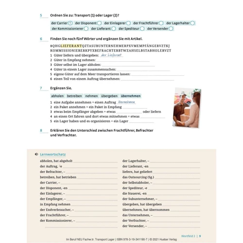 Im Beruf Neu Fachwortschatztrainer Transport und Lager: Количество страниц 84