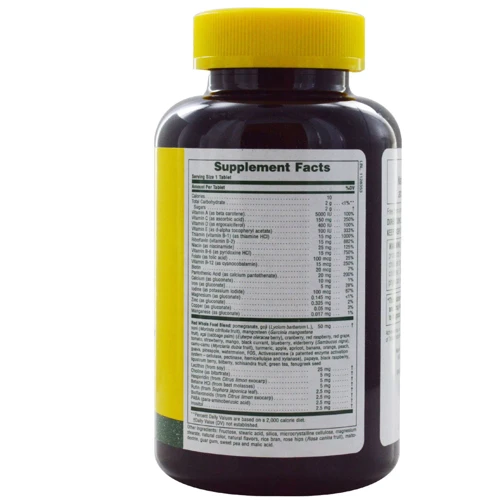 Natures Plus Adults Multi-Vitamin Chewable 60 tabs Мультивитамины для взрослых, вкус ягод: Тип Мультивитамины