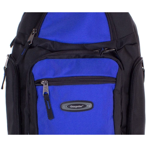 Мужской рюкзак Onepolar синий (W1063-blue): Застежка Молния