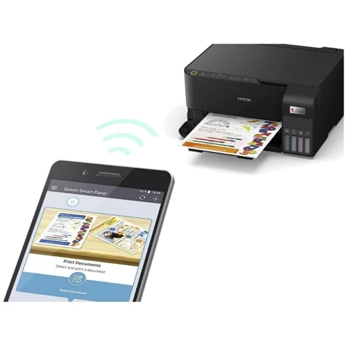МФУ Epson EcoTank L3550 Wi-Fi (C11CK59404): Технология печати Струйная
