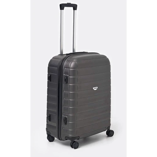 Чемодан Ricco Grande L grey (T15003grey-L): Материал Пластик