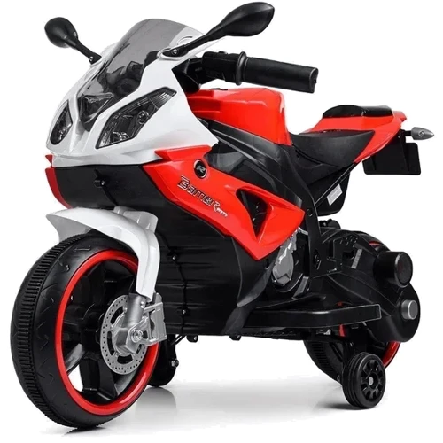 Детский электромотоцикл 2 колесный 50W Bambi Racer BMW красно-белый (M 4103-1-3)