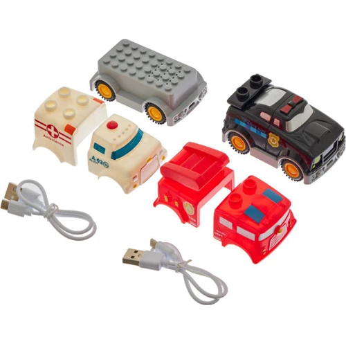 Игровой набор ZIPP Toys Электрический автотрек Городские службы спасения, модель 2