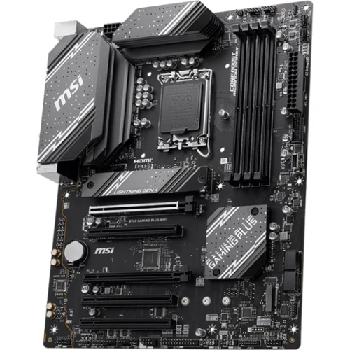 MSI B760 GAMING PLUS WIFI: Оперативная память 4xDDR5 6800+ МГц, до 192 ГБ