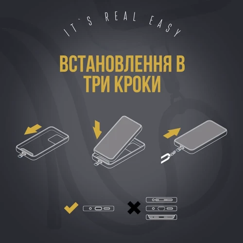 Ремешок для смартфона ArmorStandart Rope Titanium Onyx with Dark holder (ARM76098) фото 4
