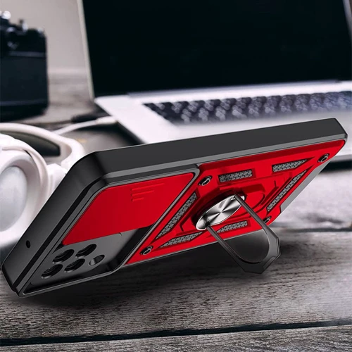 Аксессуар для смартфона Mobile Case Camshield Serge Magnetic Ring Red for Samsung A225 Galaxy A22/M225 Galaxy M22/M325 Galaxy M32: Тип накладка на заднюю часть