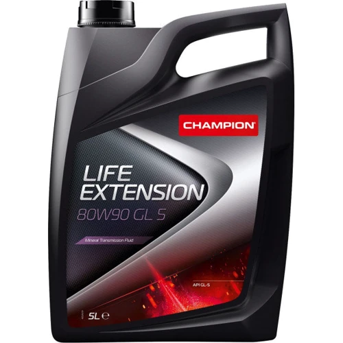 Champion LIFE EXTENSION 80W90 GL 5 5L(х4): Производитель Champion