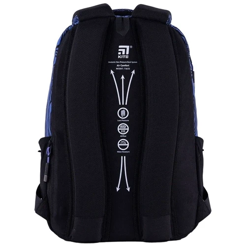 Рюкзак Kite Education teens 2578M-3 (K24-2578M-3): Спинка Мягкая (без ребер жесткости)