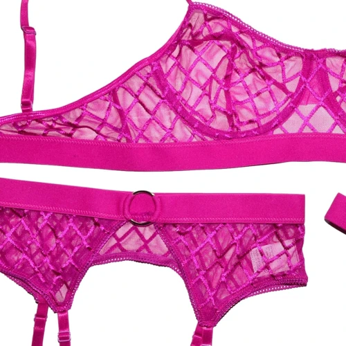 Эротический комплект NDS S19103IRR Fuchsia (S, M, L, XL) (23686)