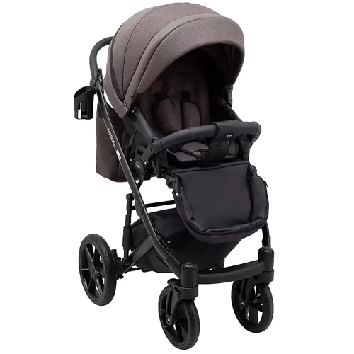 Коляска 2 в 1 Bair Marcel Light Экокожа BML-01 коричневая (680626): Ширина шасси 60 см