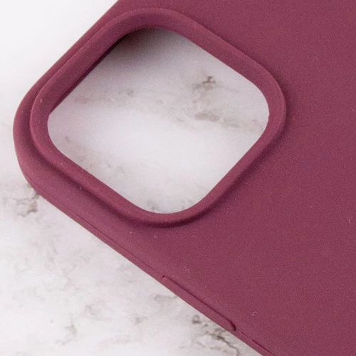 Чехол для iPhone Mobile Case Silicone Case Full Protective Plum for iPhone 15 Pro: Тип чехла накладка на заднюю часть