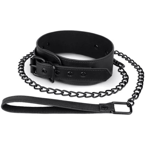 Ошейник с поводком Bedroom Fantasies Collar & Leash