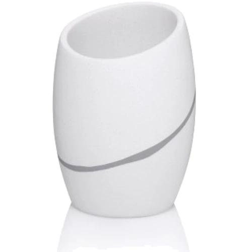 Склянка для зубних щіток KELA Talus білий 11х8 см (20302)